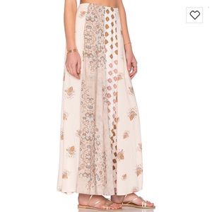 NWT Free People Floral Maxi Skirt